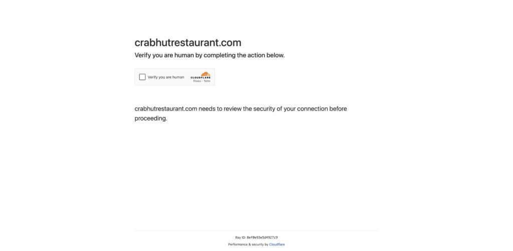 Website screenshot of Crab Hut - Seafood restaurants in 4646 Convoy St #106a