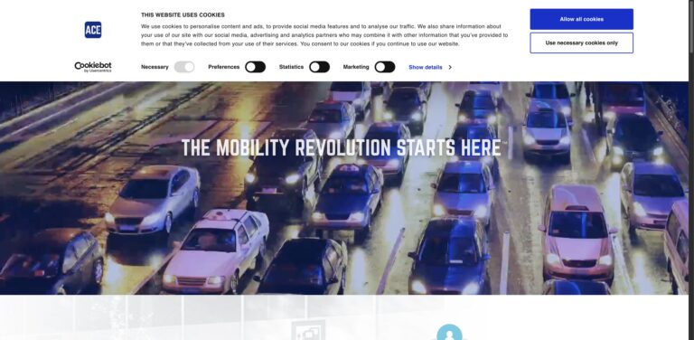 Website screenshot of Little Italy Parking Garage - Parking Facilities in 715 W Cedar St