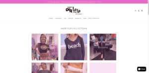 Website screenshot of Ooh la la girls - Boutique clothing stores in 2972 State St