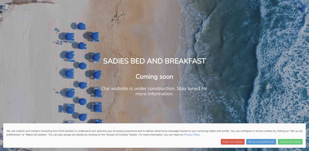 Website screenshot of Sadie's Bed And Breakfast - Bed & breakfasts in Virreyes 3279