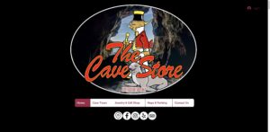 Website screenshot of The Cave Store - Souvenir shops in 1325 Coast Blvd