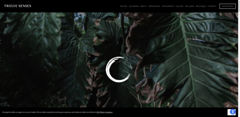 Website screenshot of Twelve Senses Retreat - Encinitas Bed & Breakfast - Bed & breakfasts in 1004 Nardo Rd